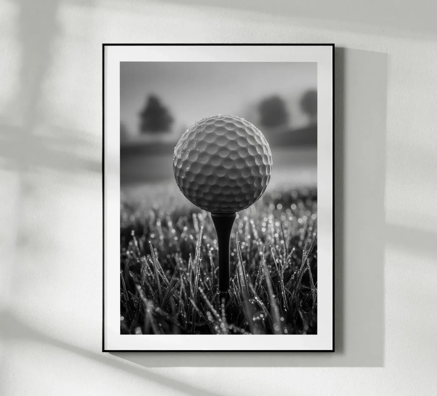 Abschlagzeit Acryl-Glas von Monochrome