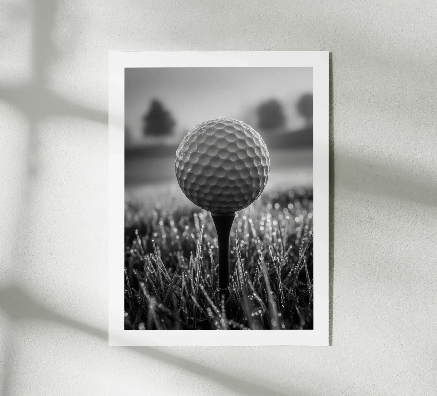 Abschlagzeit Acryl-Glas von Monochrome