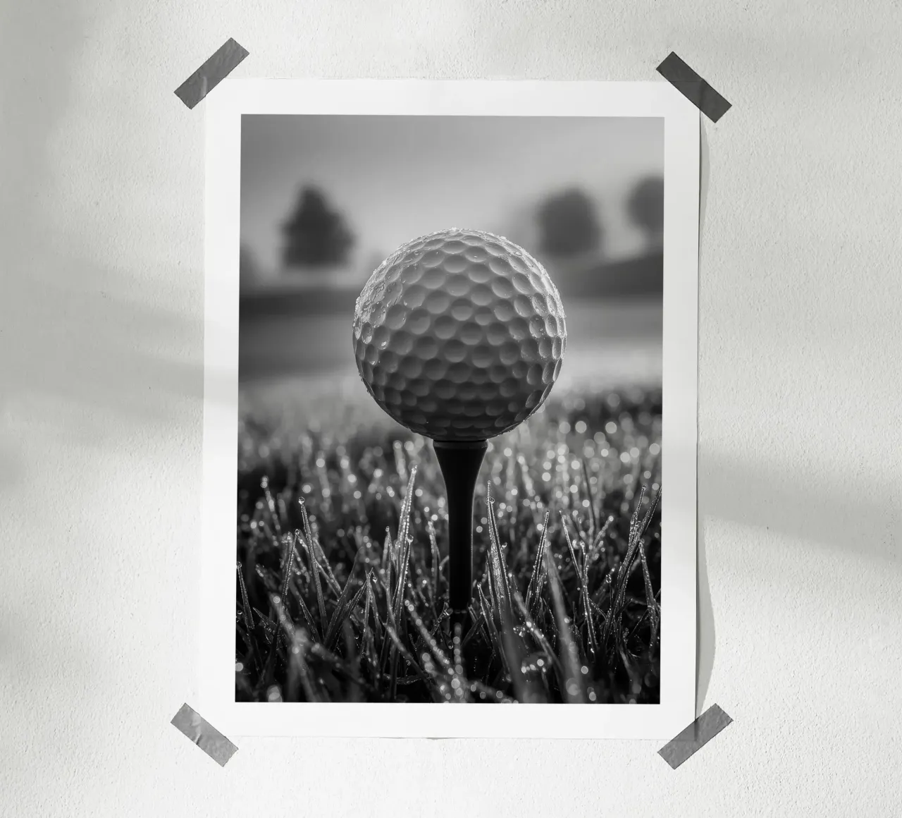 Tee Time poster van Monochrome