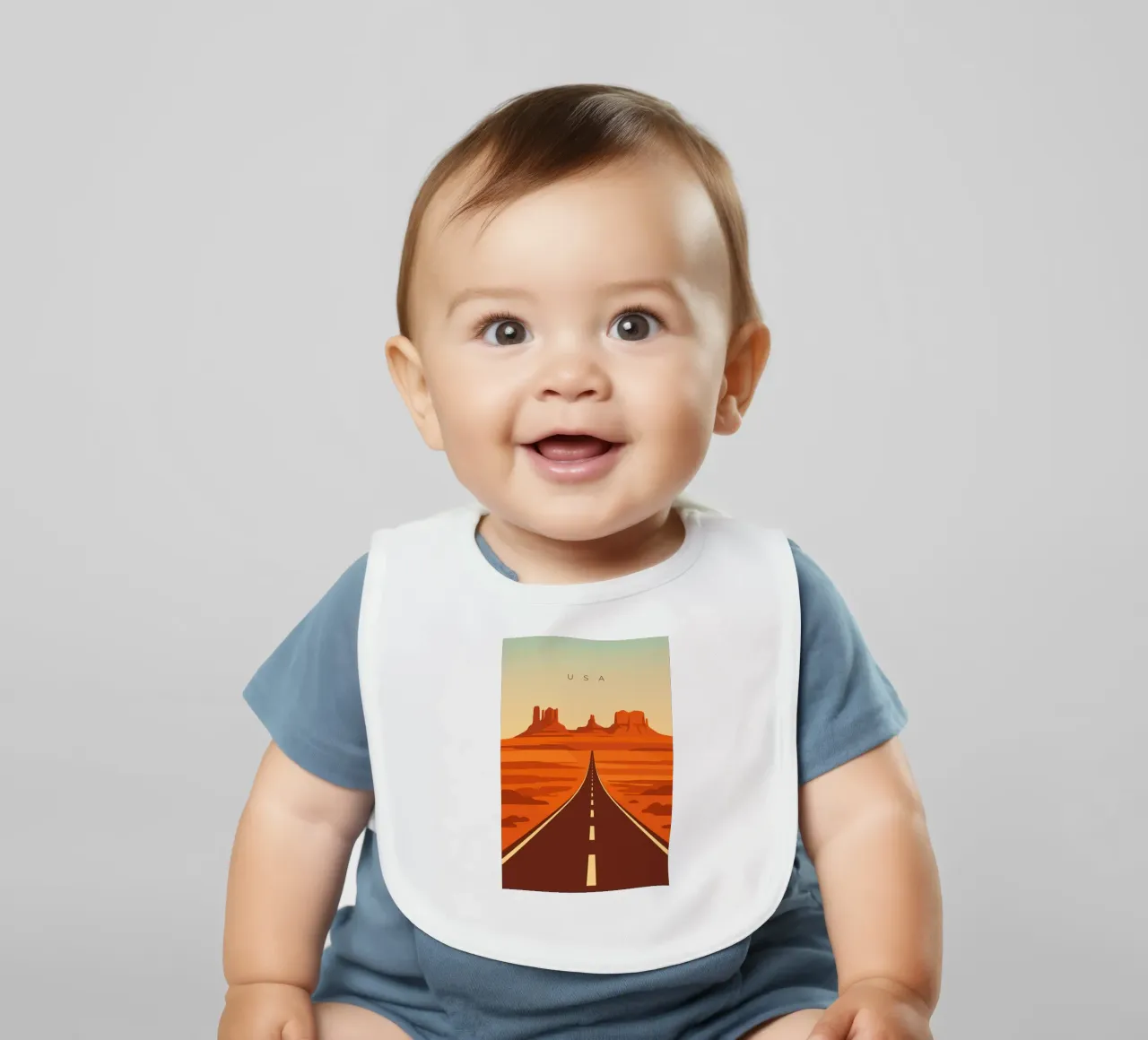 USA bavaglino da minimalist designs