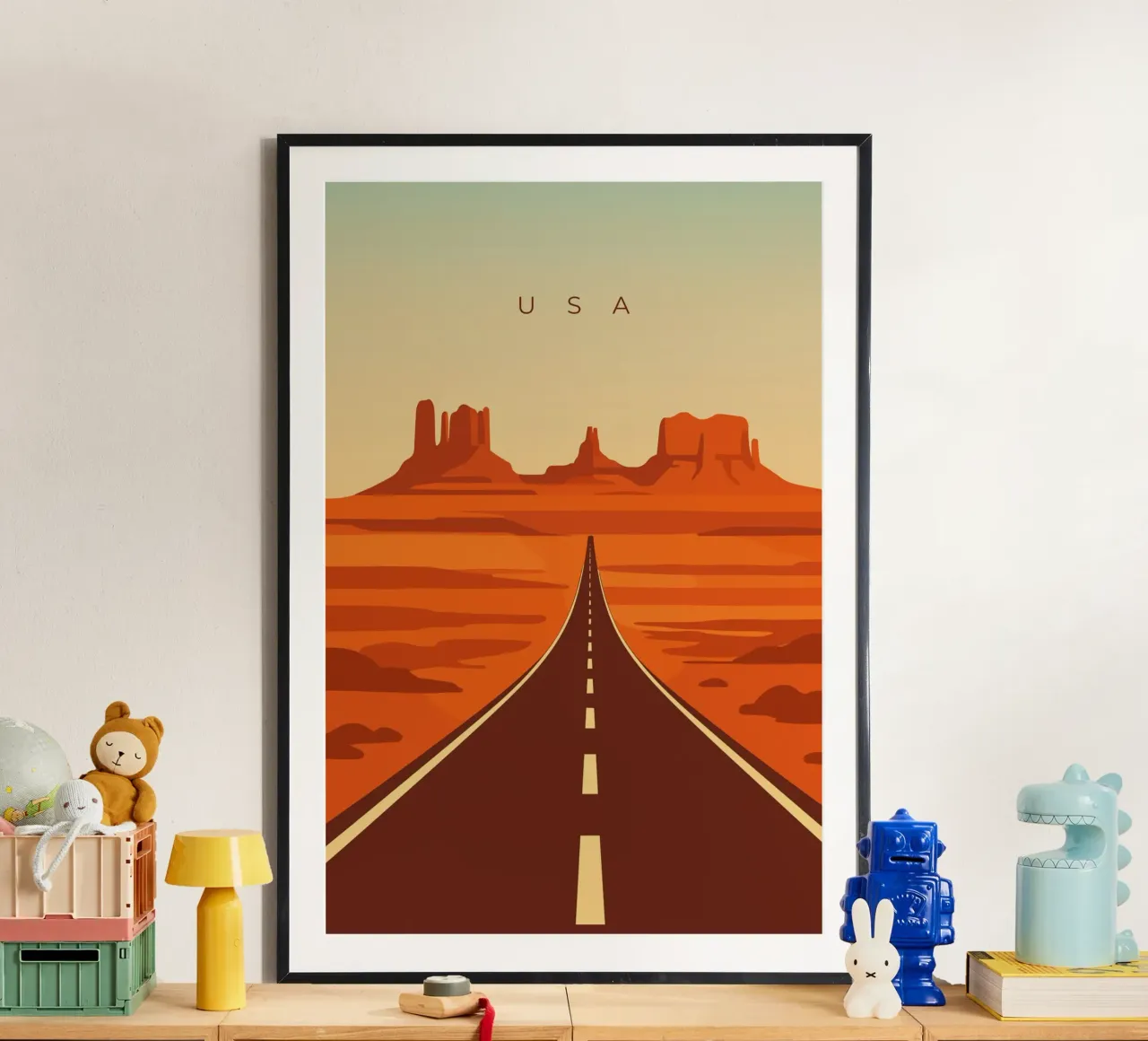 USA poster da minimalist designs