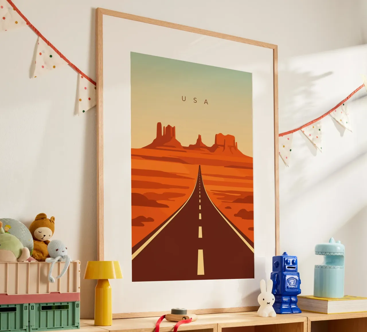 USA poster da minimalist designs