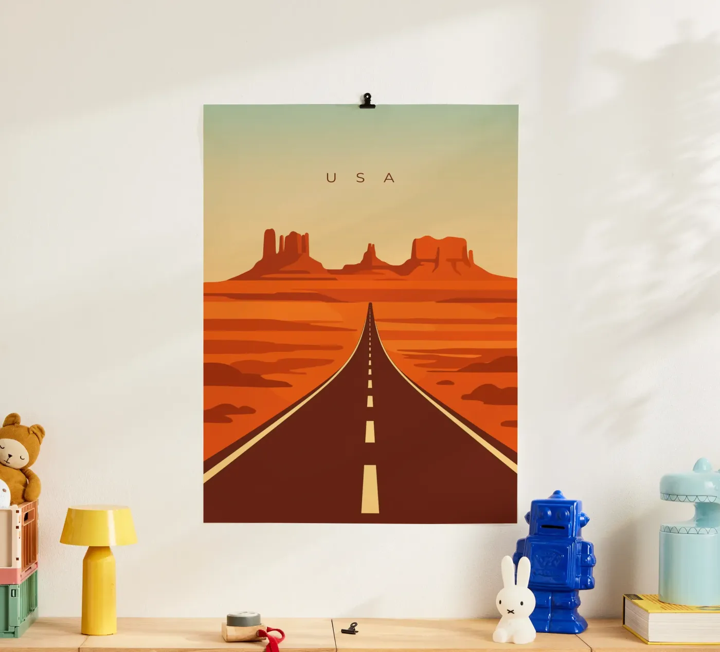 USA poster da minimalist designs