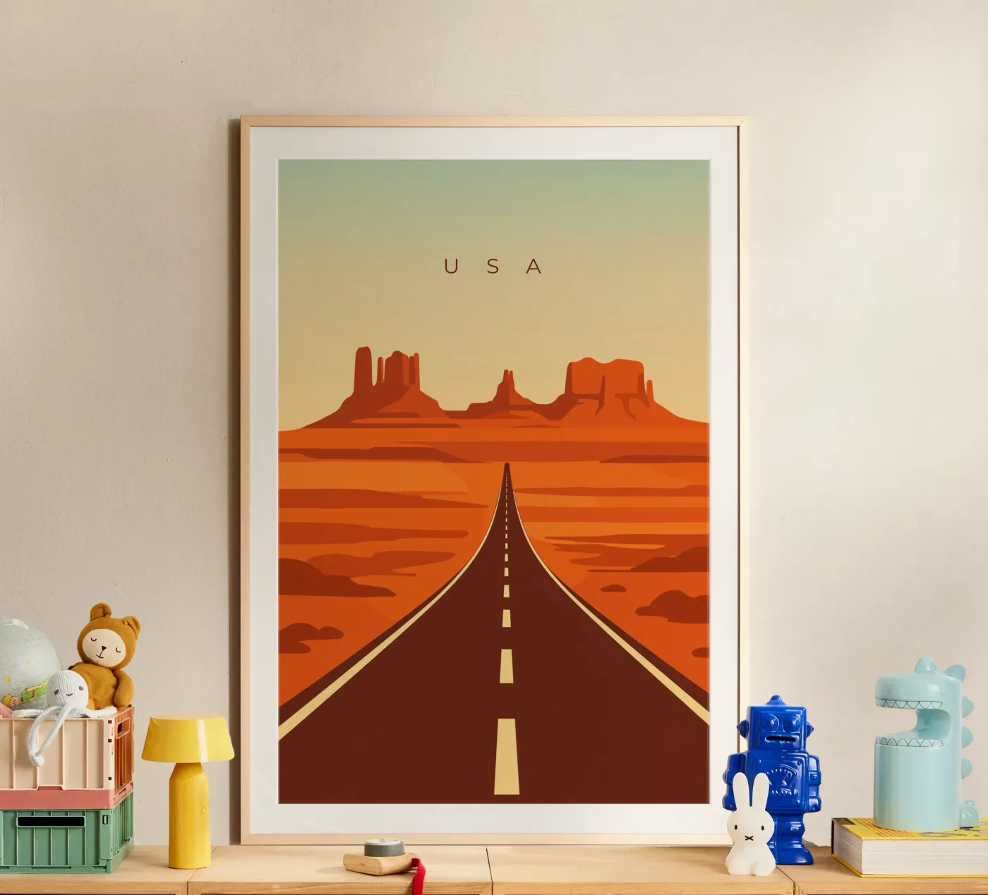 USA poster da minimalist designs