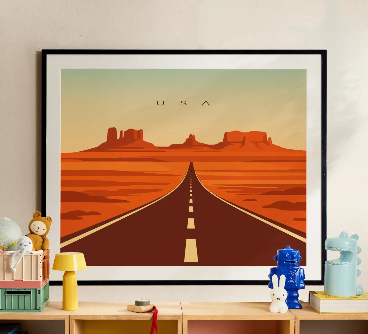 USA poster da minimalist designs