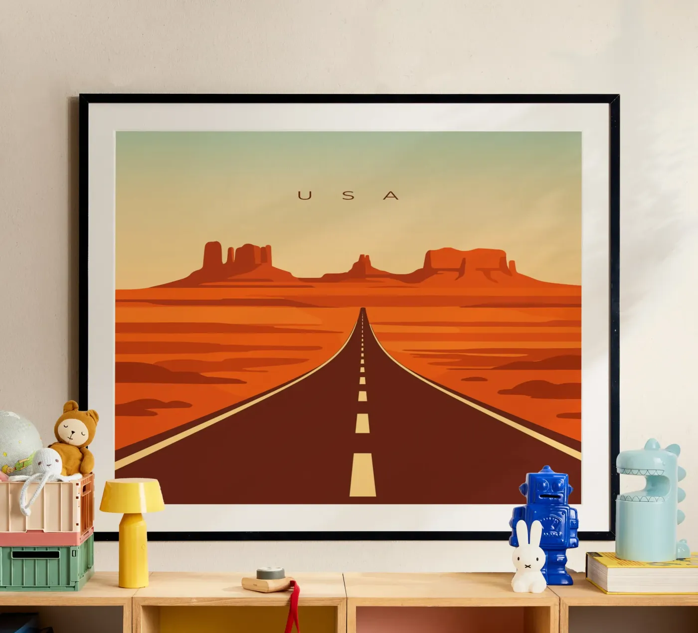 USA poster da minimalist designs