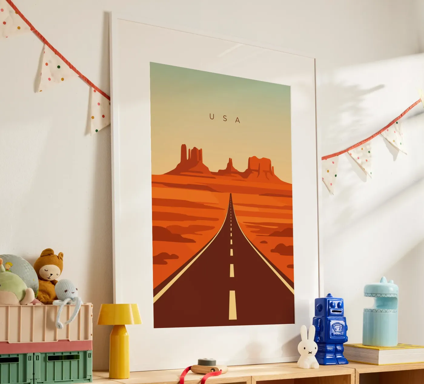 USA poster da minimalist designs