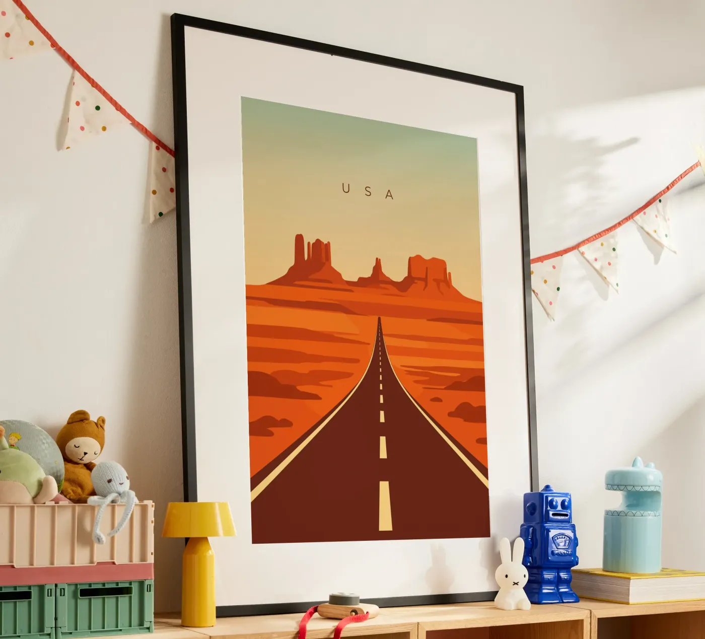 USA poster da minimalist designs