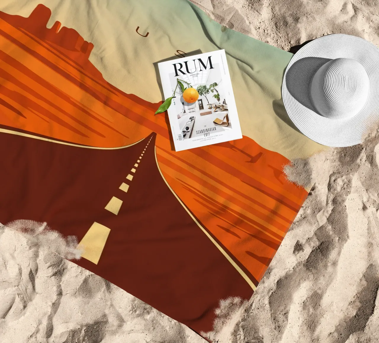 USA telo mare da minimalist designs