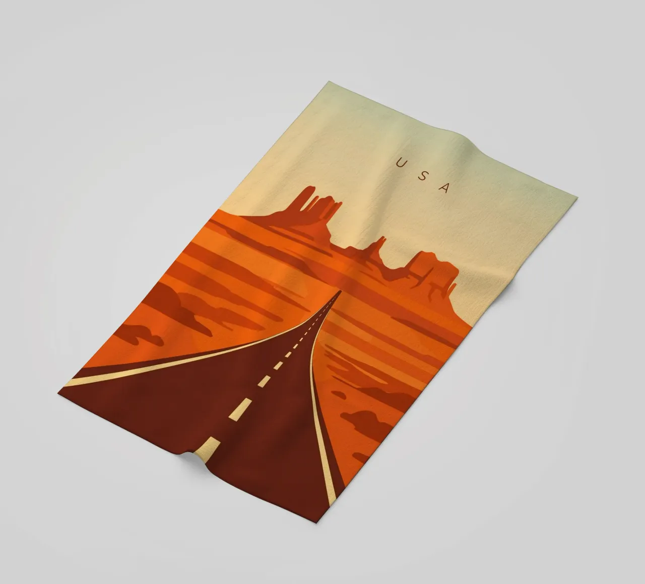 USA telo mare da minimalist designs