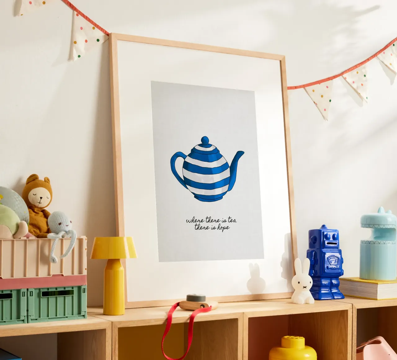 Dove c'è il tè poster da Orara Studio