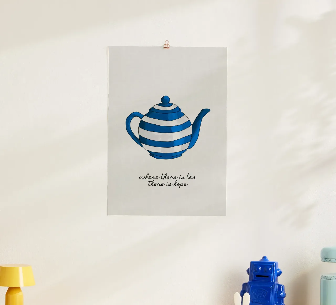 Dove c'è il tè poster da Orara Studio