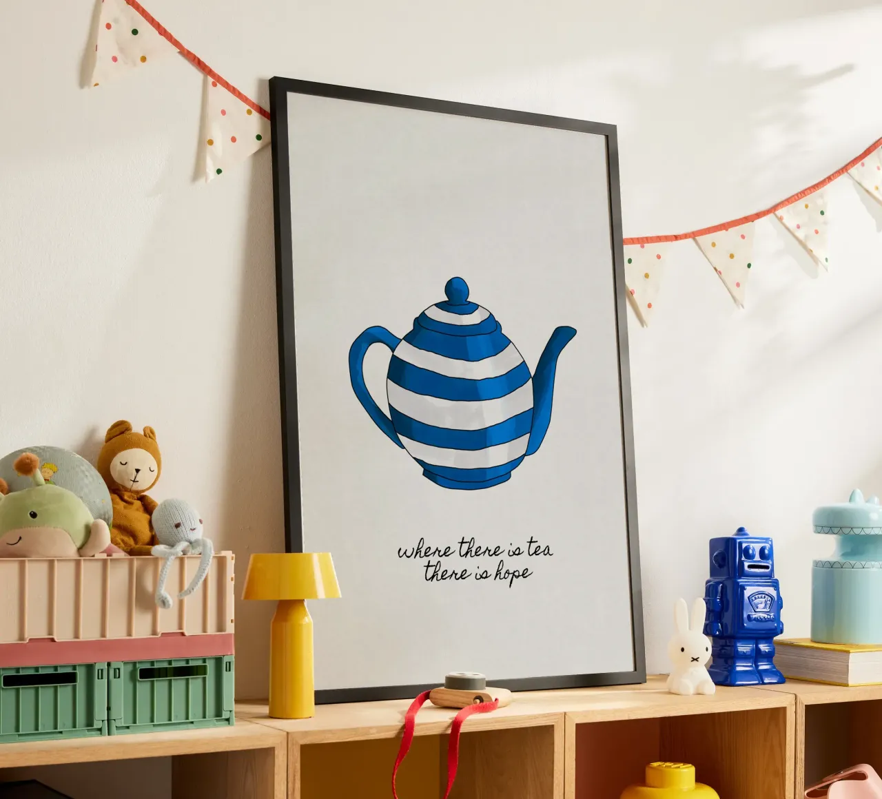 Dove c'è il tè poster da Orara Studio