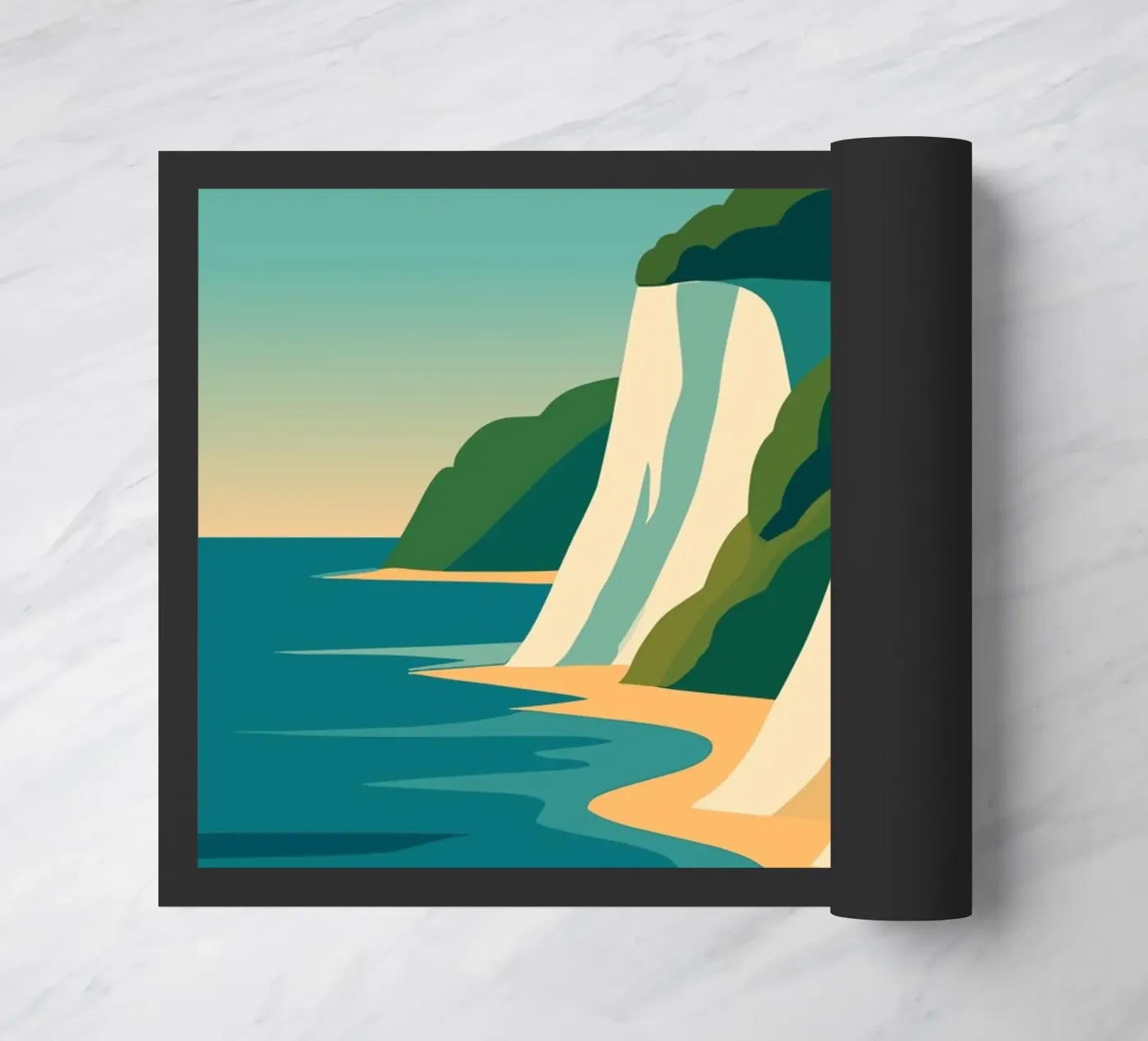 Rügen deurmat van minimalist designs