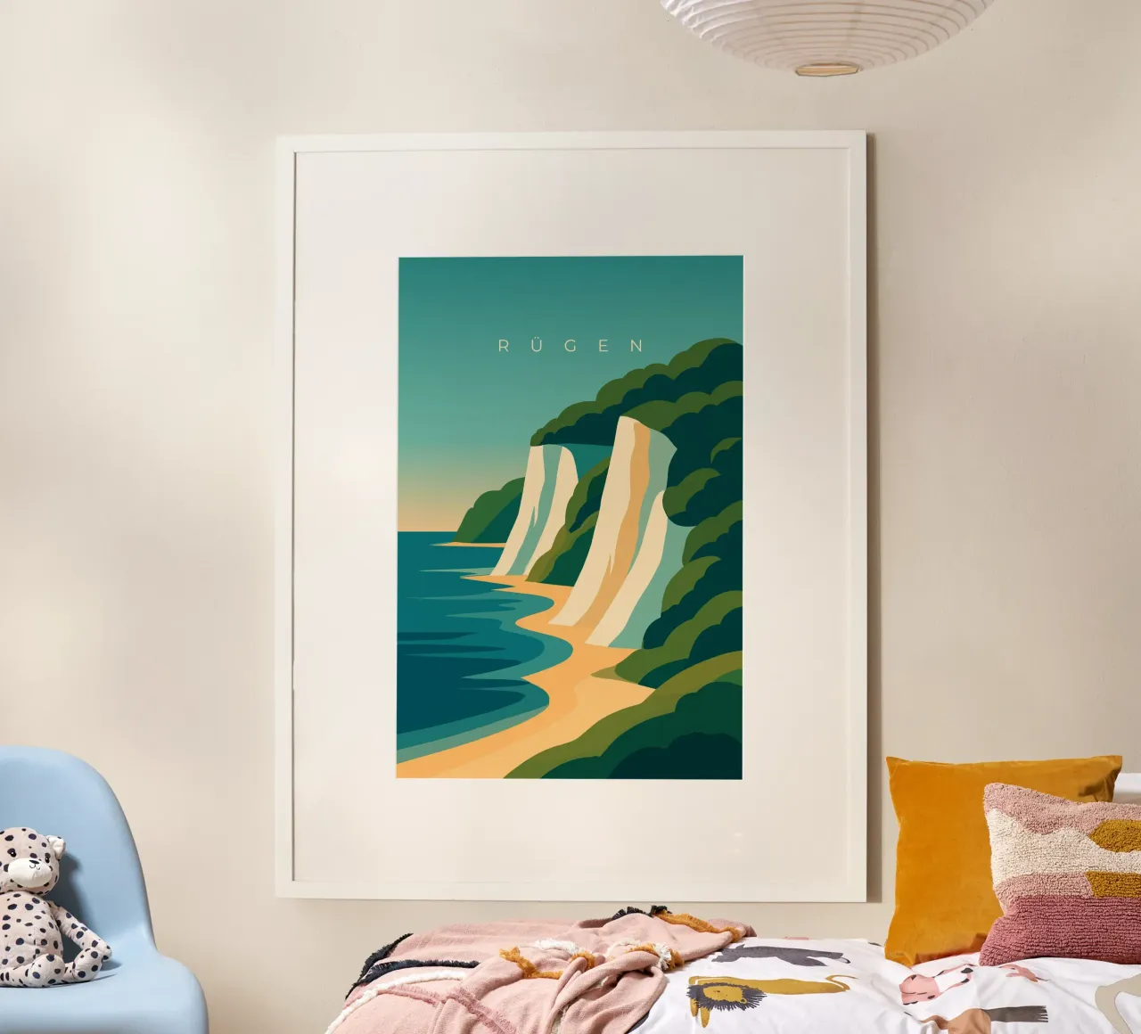 Rügen poster da minimalist designs