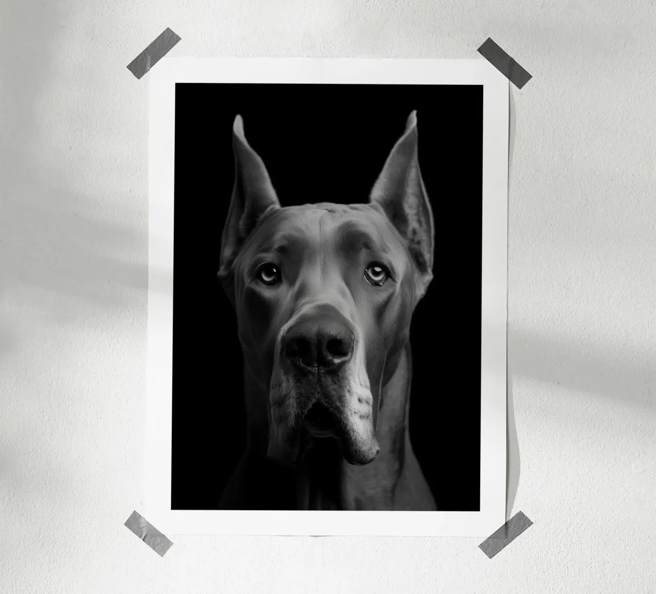 Alano poster da Monochrome