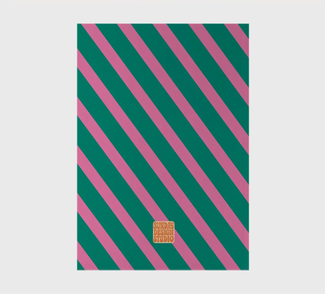 Stripe Pattern Notebook carnet de notes de Sunday Design Studio