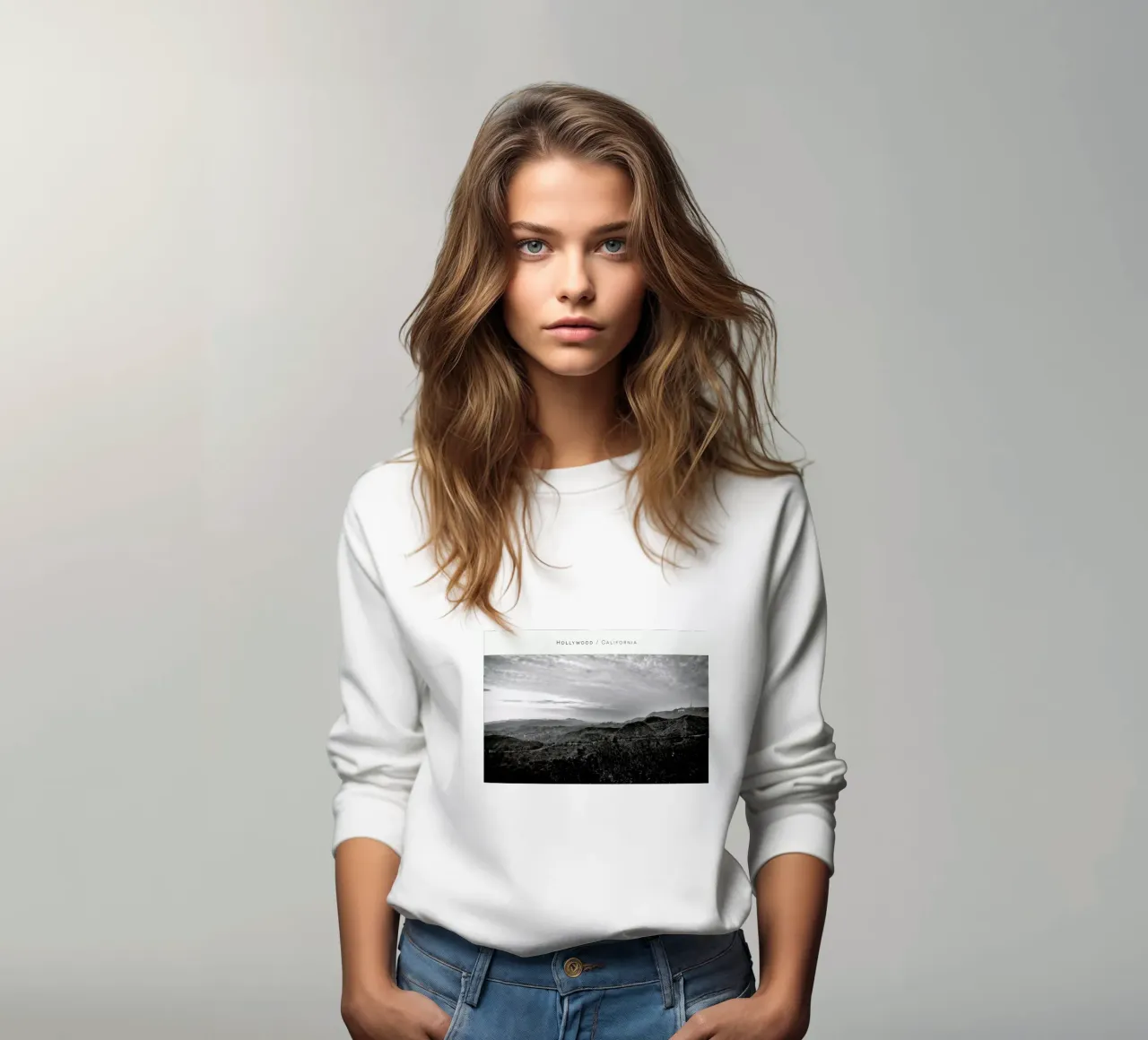 Hollywood B&W sweatshirt by In Full Color