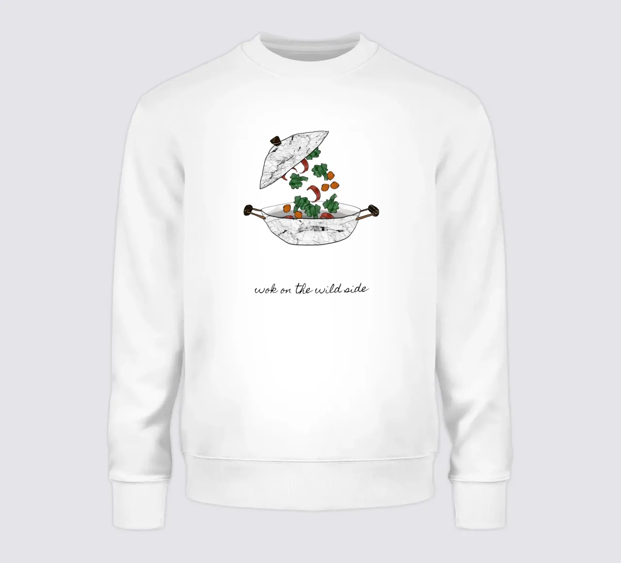 Wok On The Wild Side Sweatshirt von Orara Studio