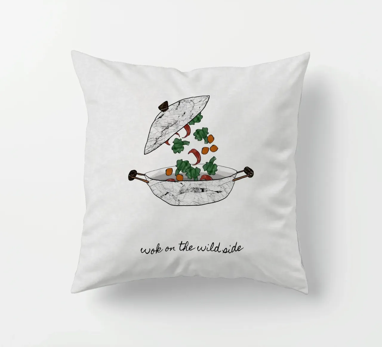 Wok On The Wild Side cuscino da Orara Studio