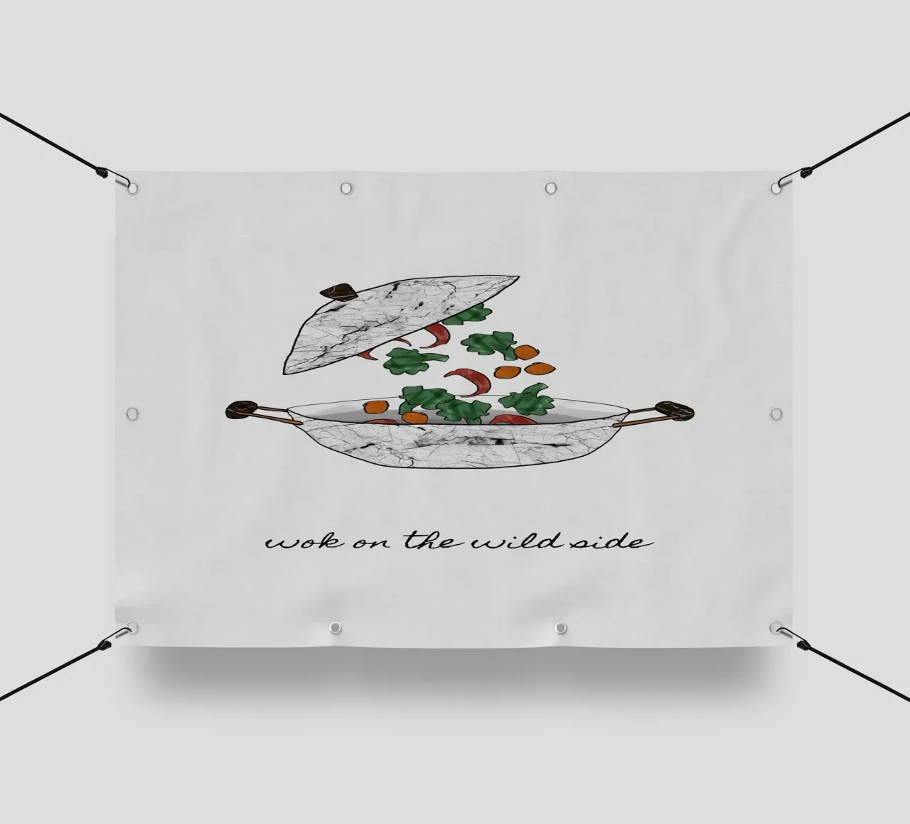 Wok On The Wild Side lonas publicitarias de Orara Studio