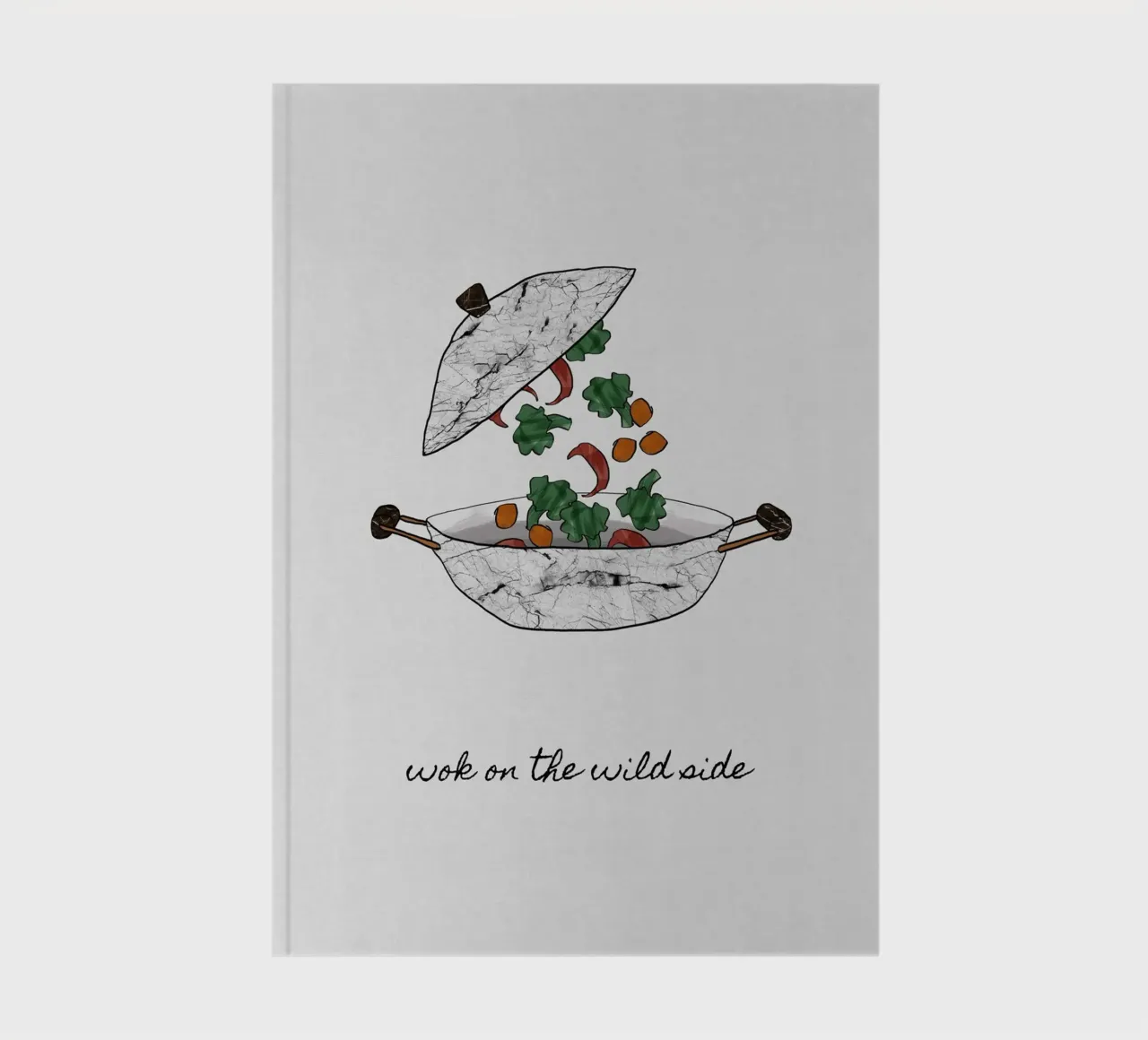 Wok On The Wild Side notebook by Orara Studio