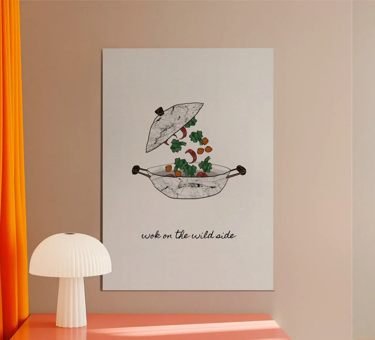 Wok On The Wild Side carta hahnemühle da Orara Studio
