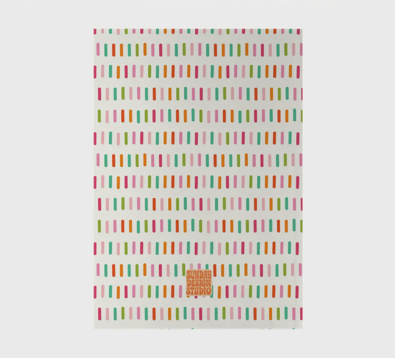 Colourful Lines Notebook diario da Sunday Design Studio