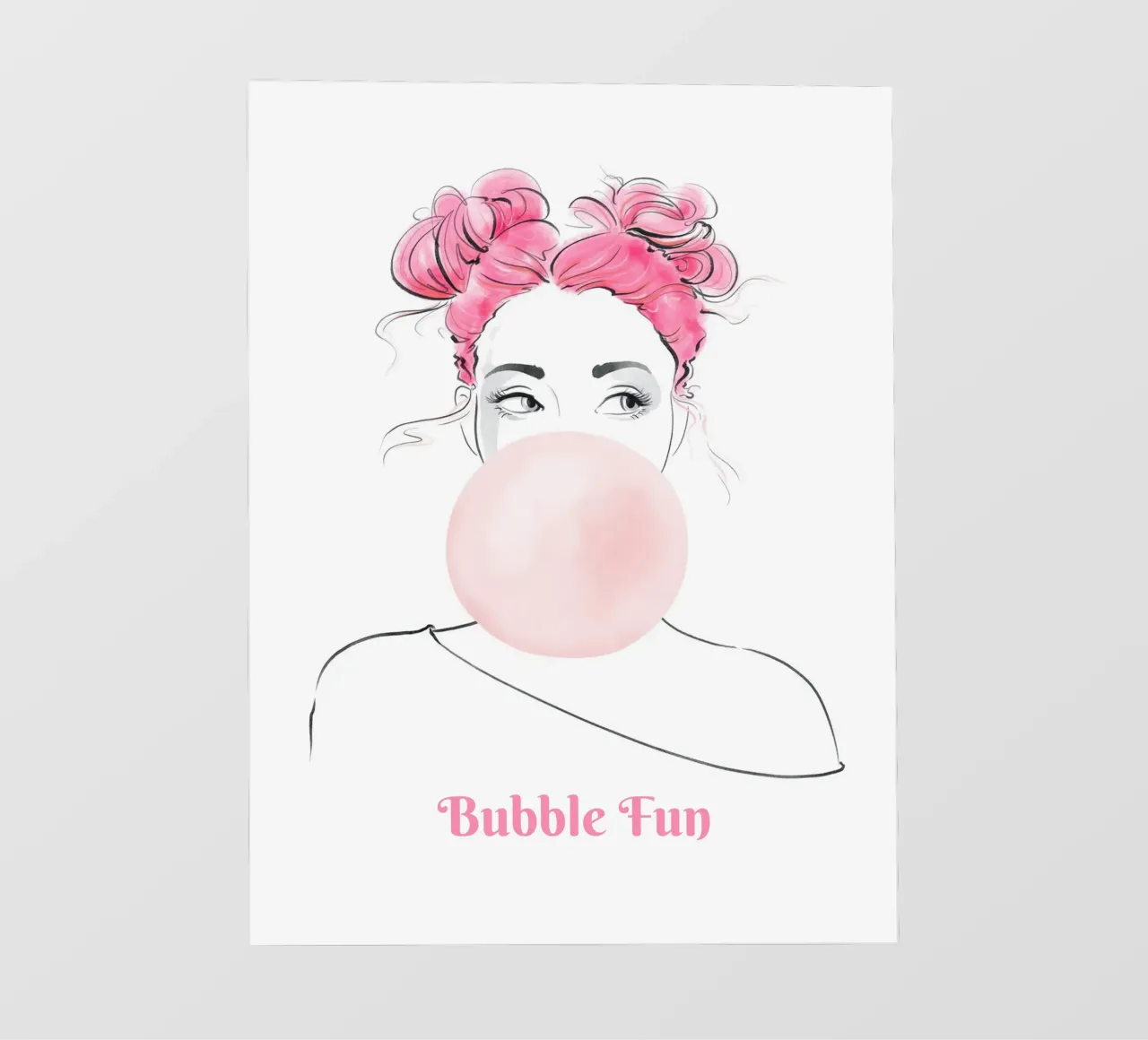 Bubble Fun fotobehang van Andrea Dölling