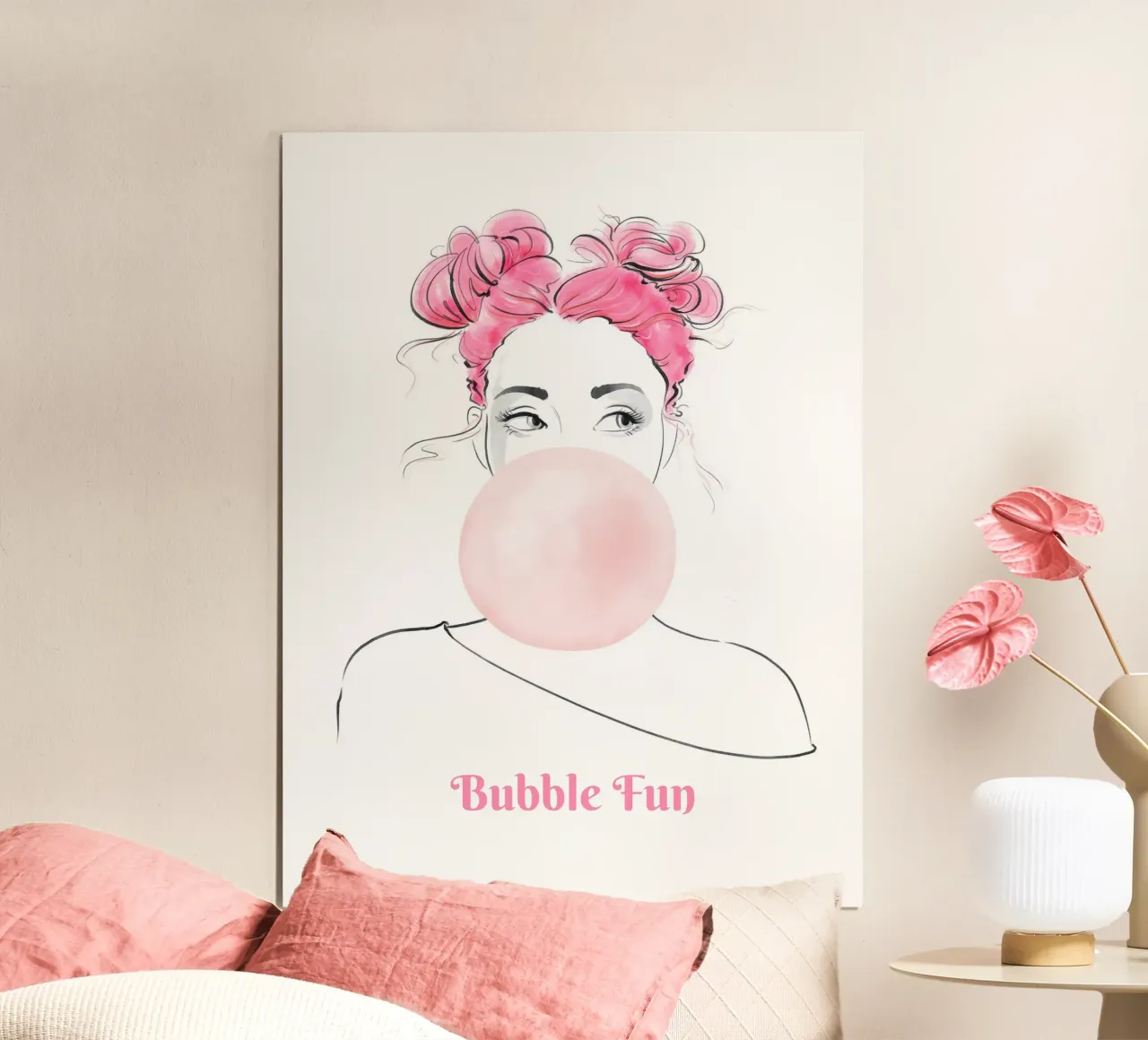 Bubble Fun poster by Andrea Dölling