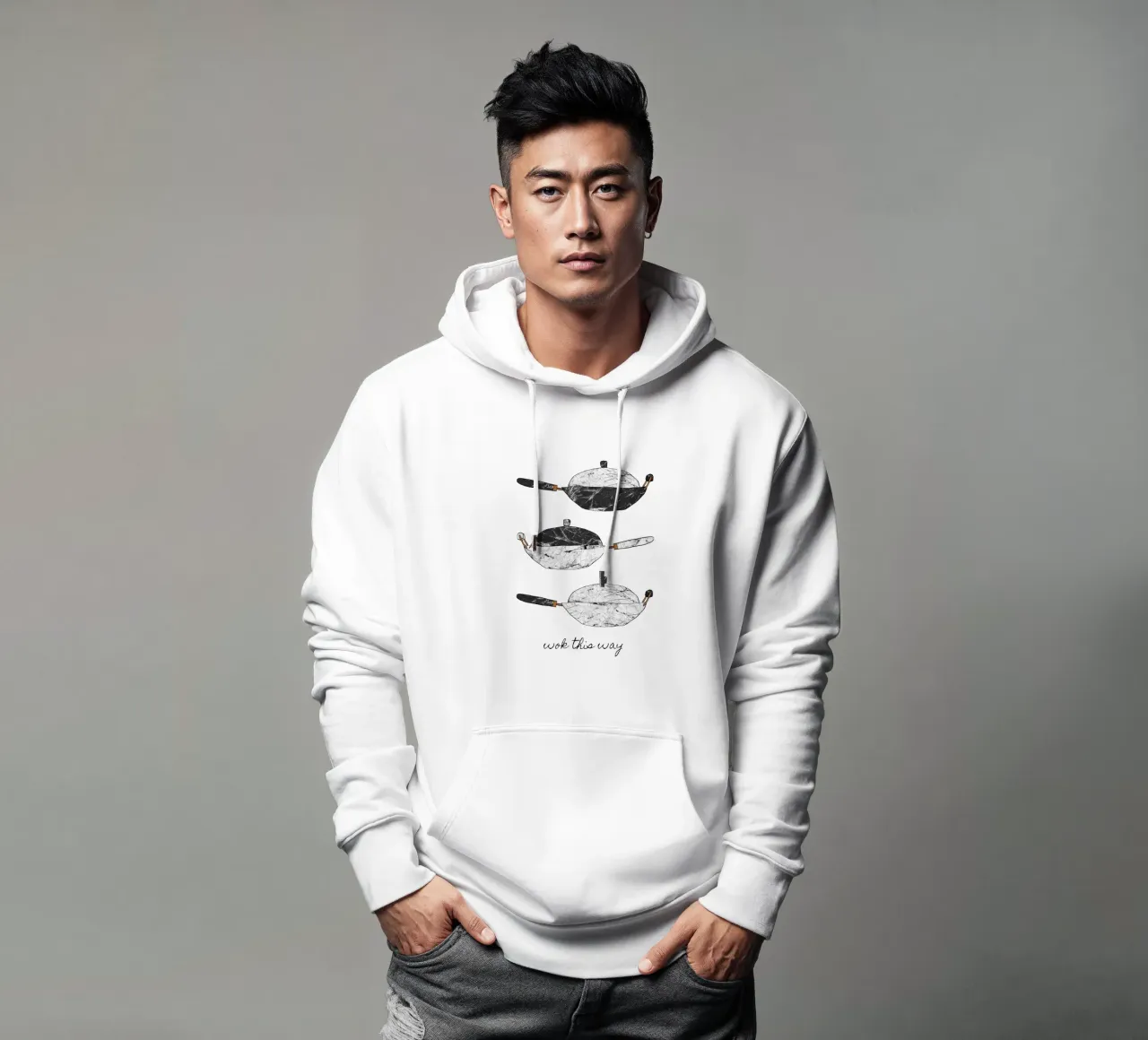 Wok op deze manier hoodie van Orara Studio