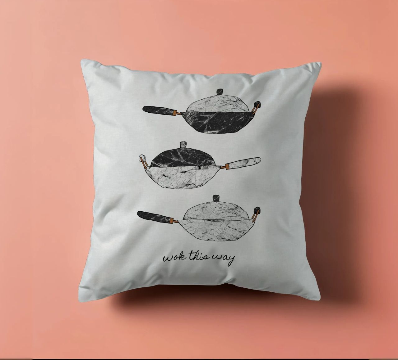 Wok This Way cuscino da Orara Studio