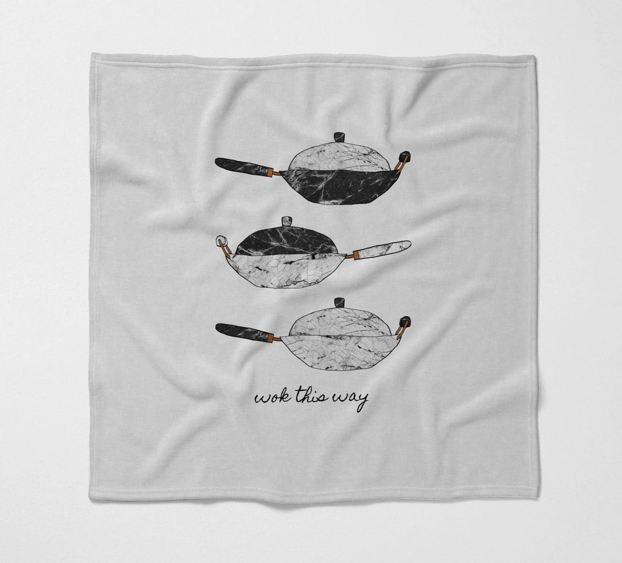 Wok This Way coperta in pile da Orara Studio