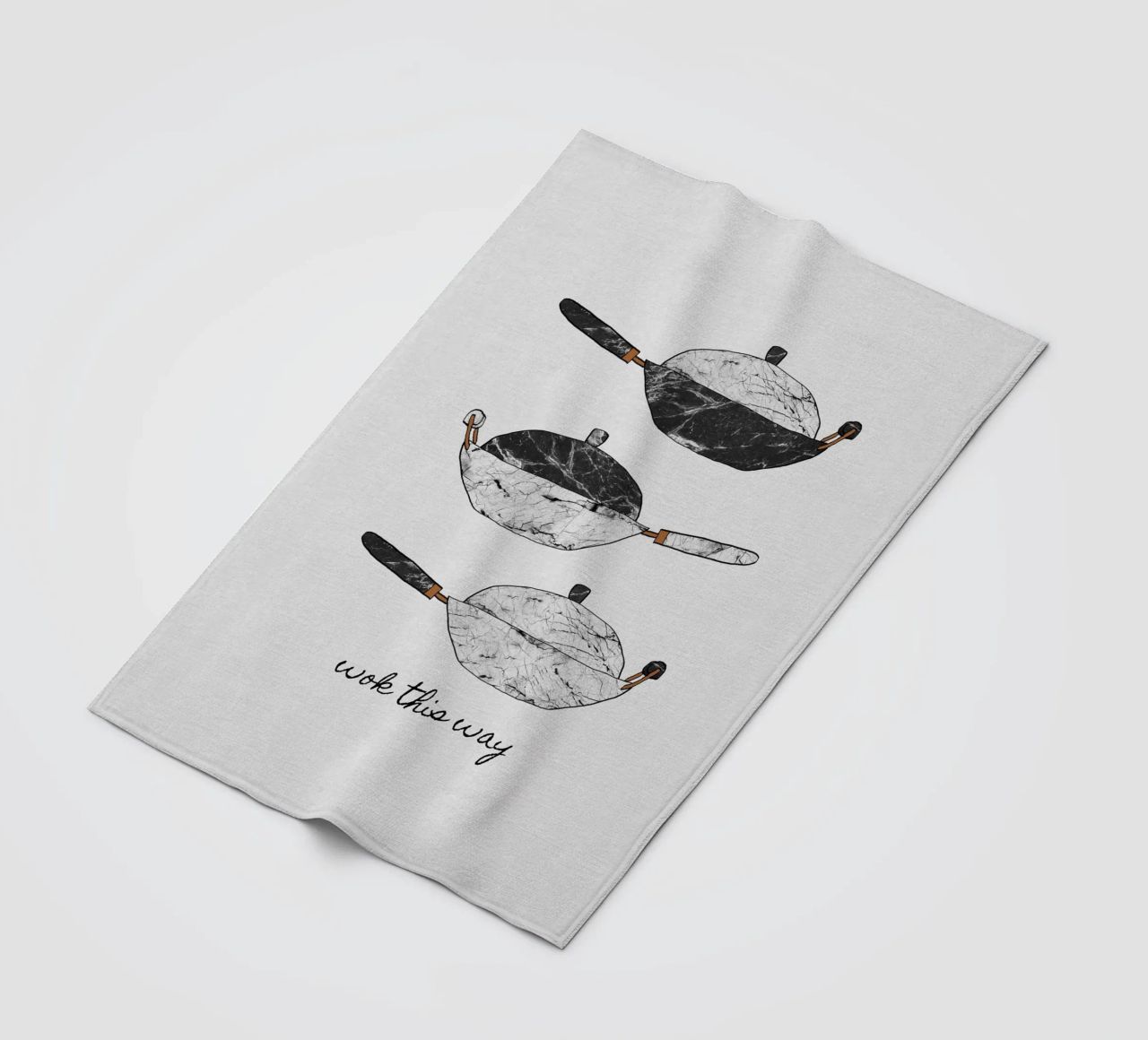 Wok This Way coperta in pile da Orara Studio
