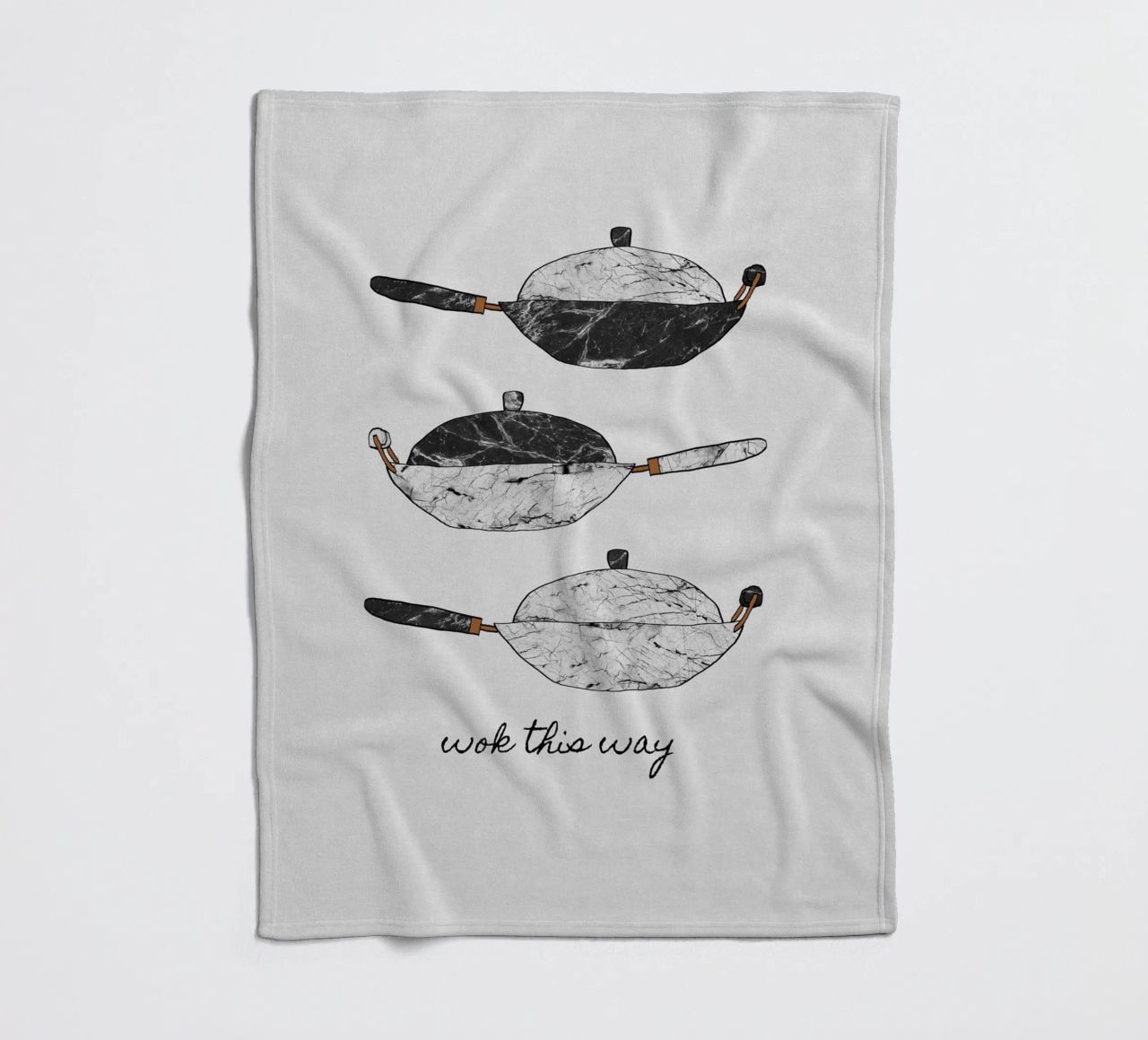 Wok This Way coperta in pile da Orara Studio
