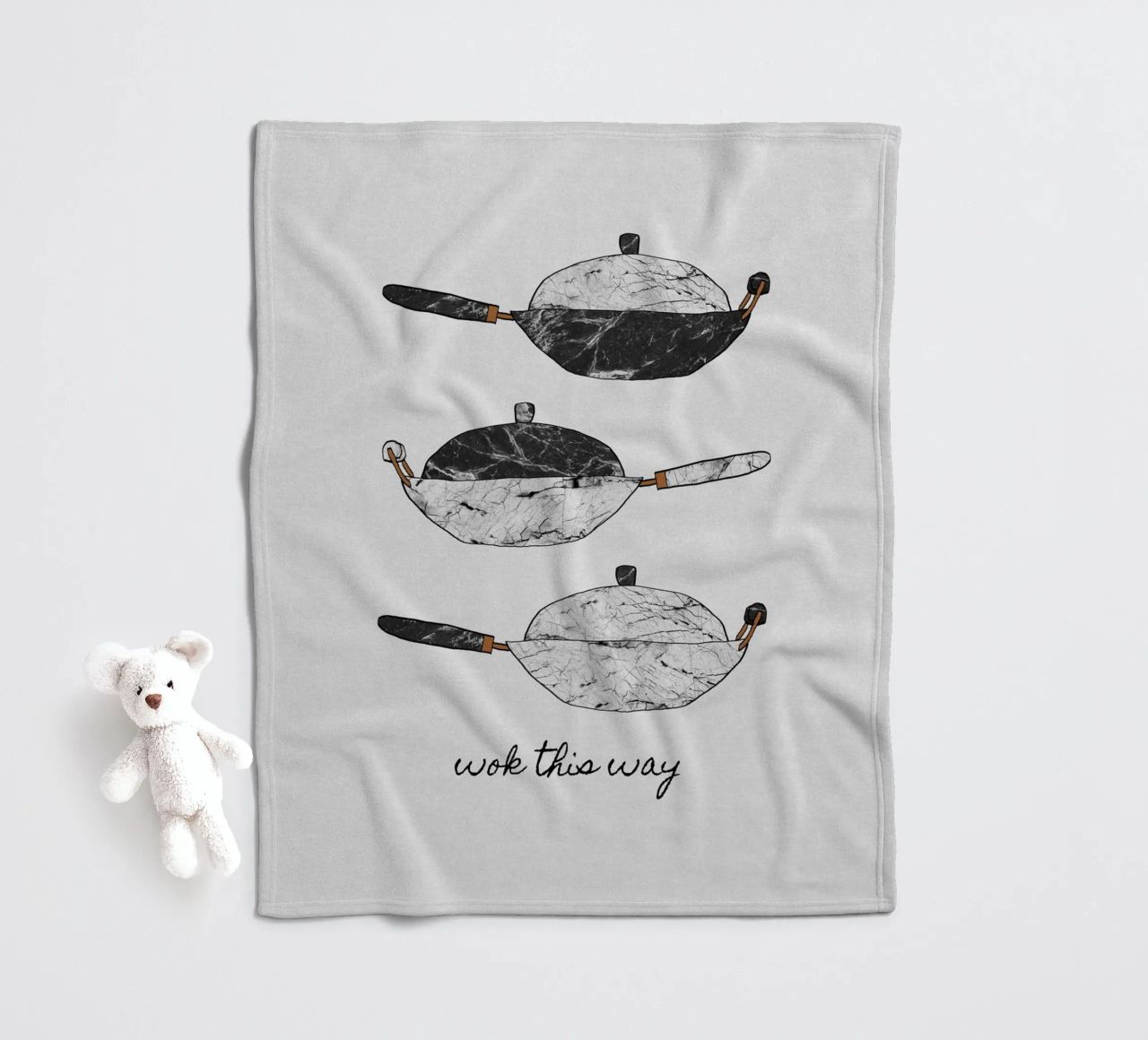 Wok This Way coperta in pile da Orara Studio