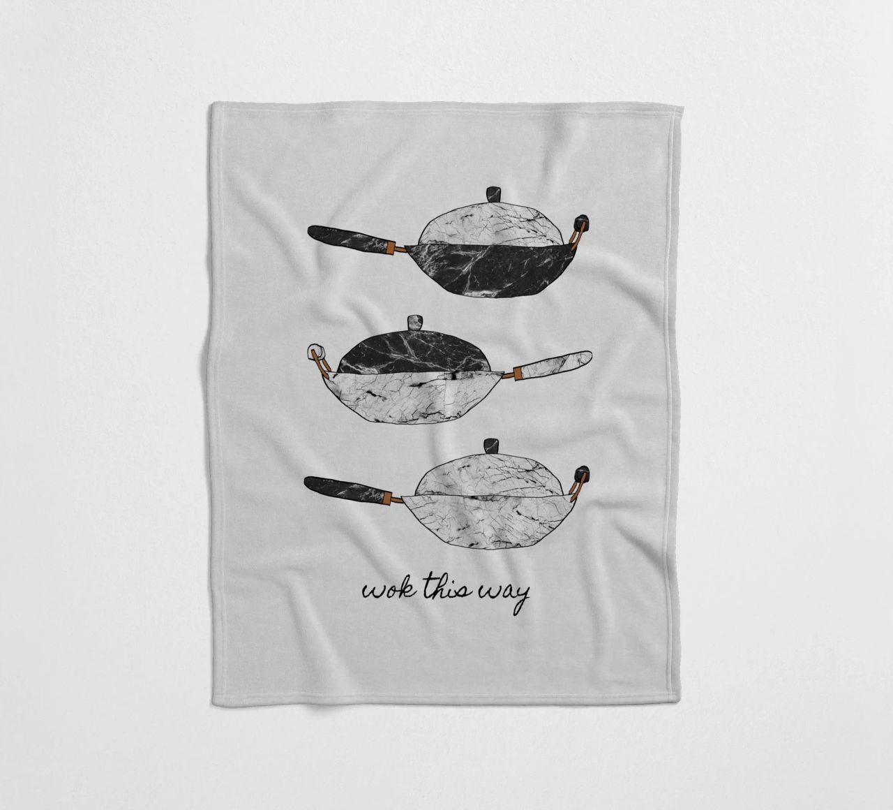 Wok This Way coperta in pile da Orara Studio