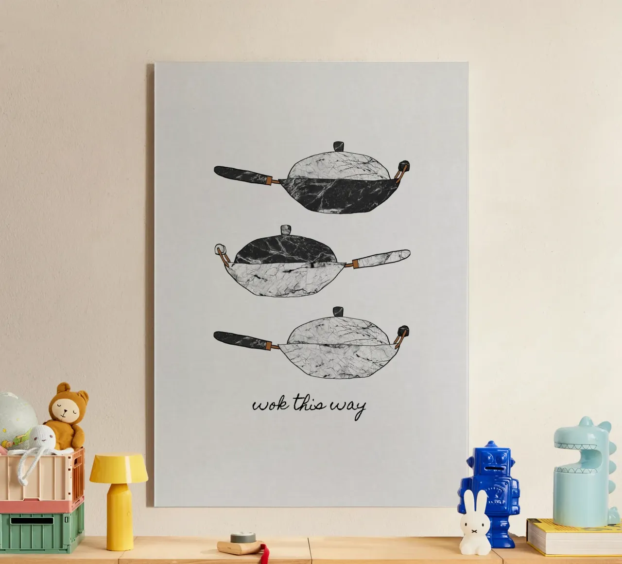 Wok This Way metacrilato de Orara Studio