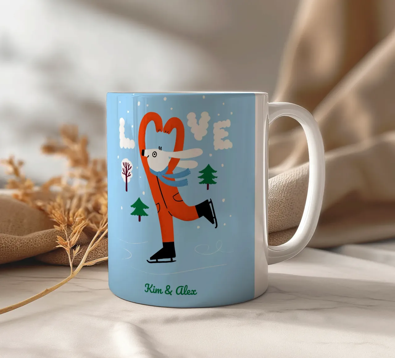 L'amore tazza in ceramica da aucontraire