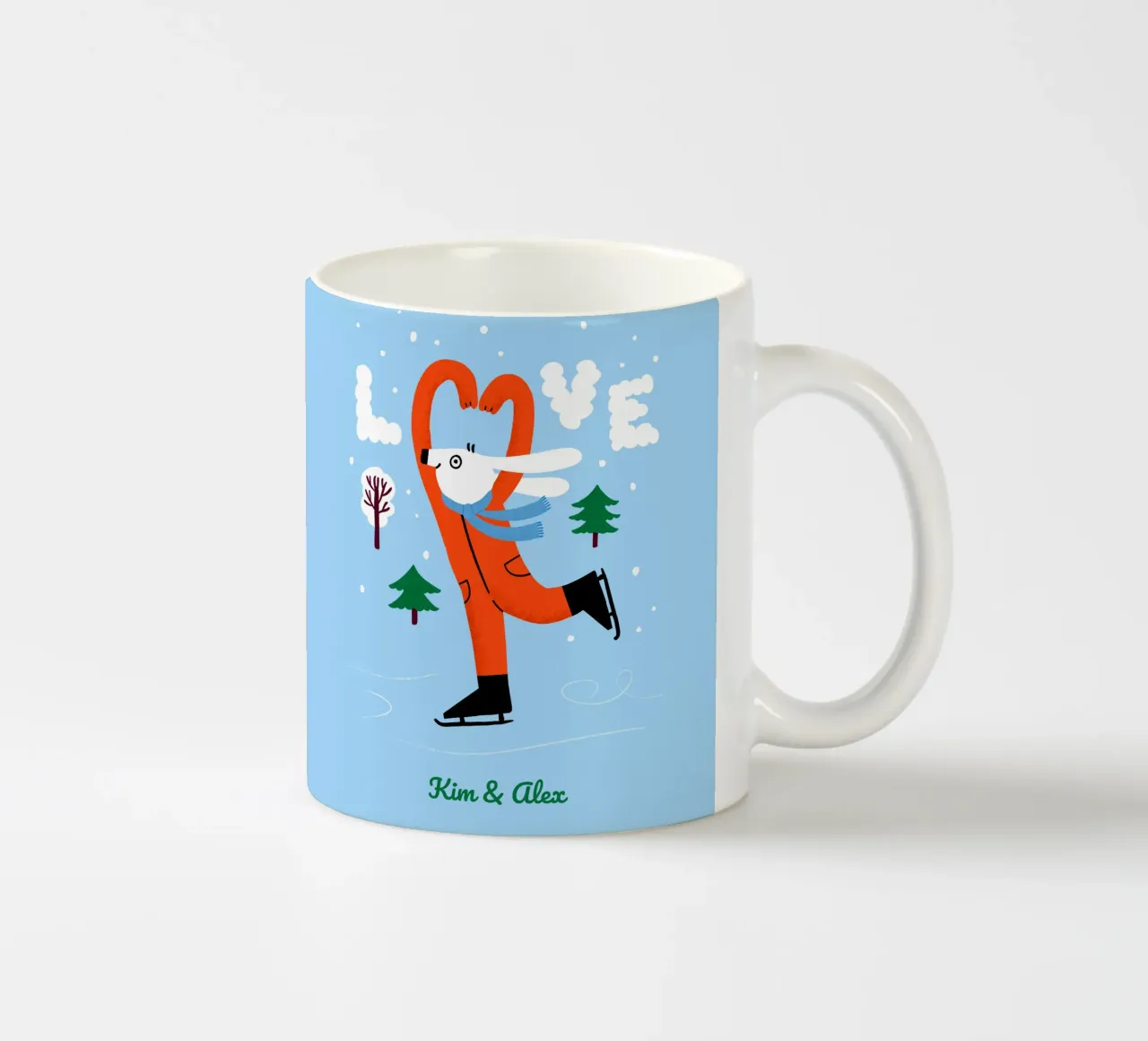 L'amore tazza in ceramica da aucontraire