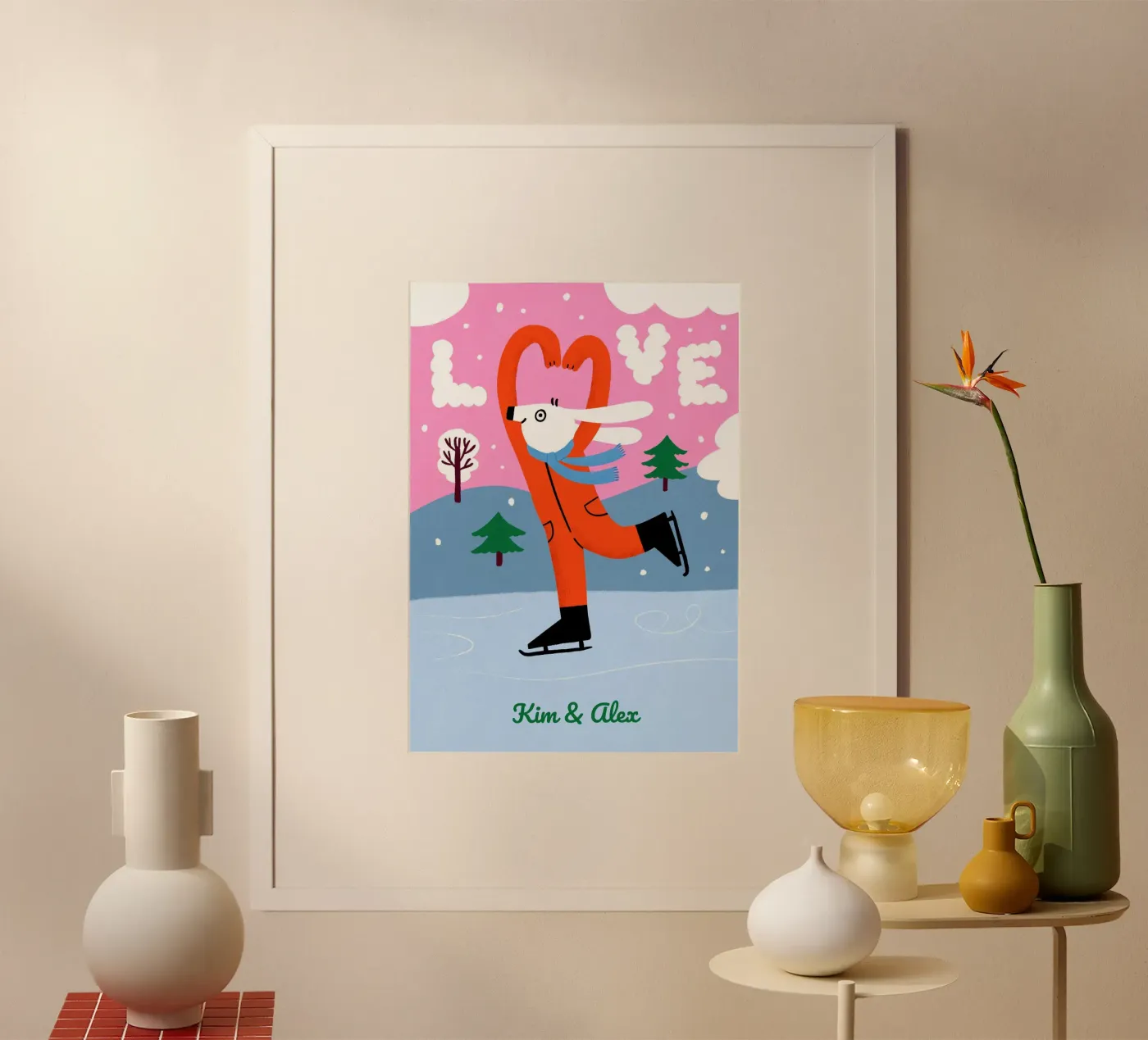 Liefde poster van aucontraire