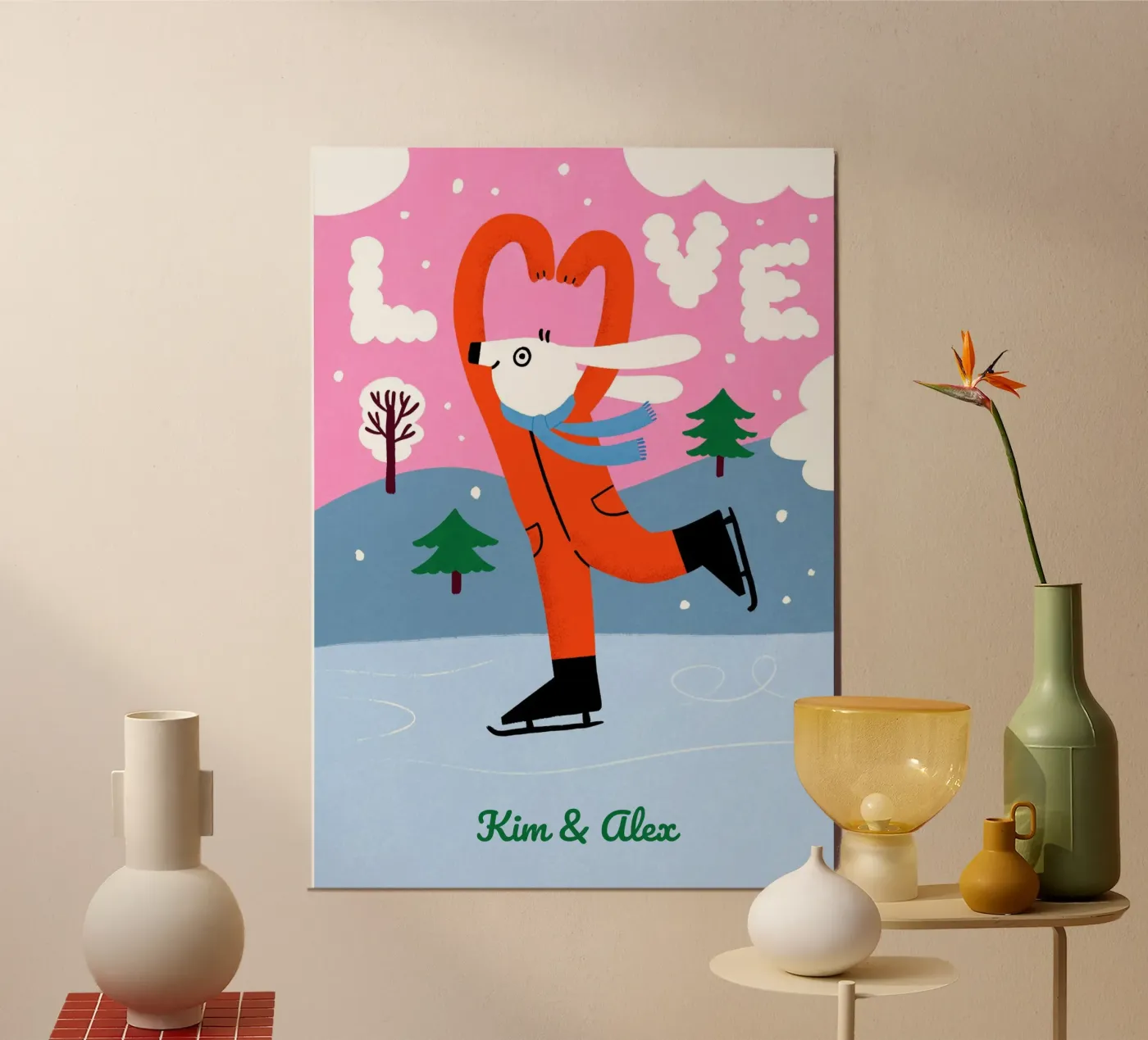 Liefde poster van aucontraire