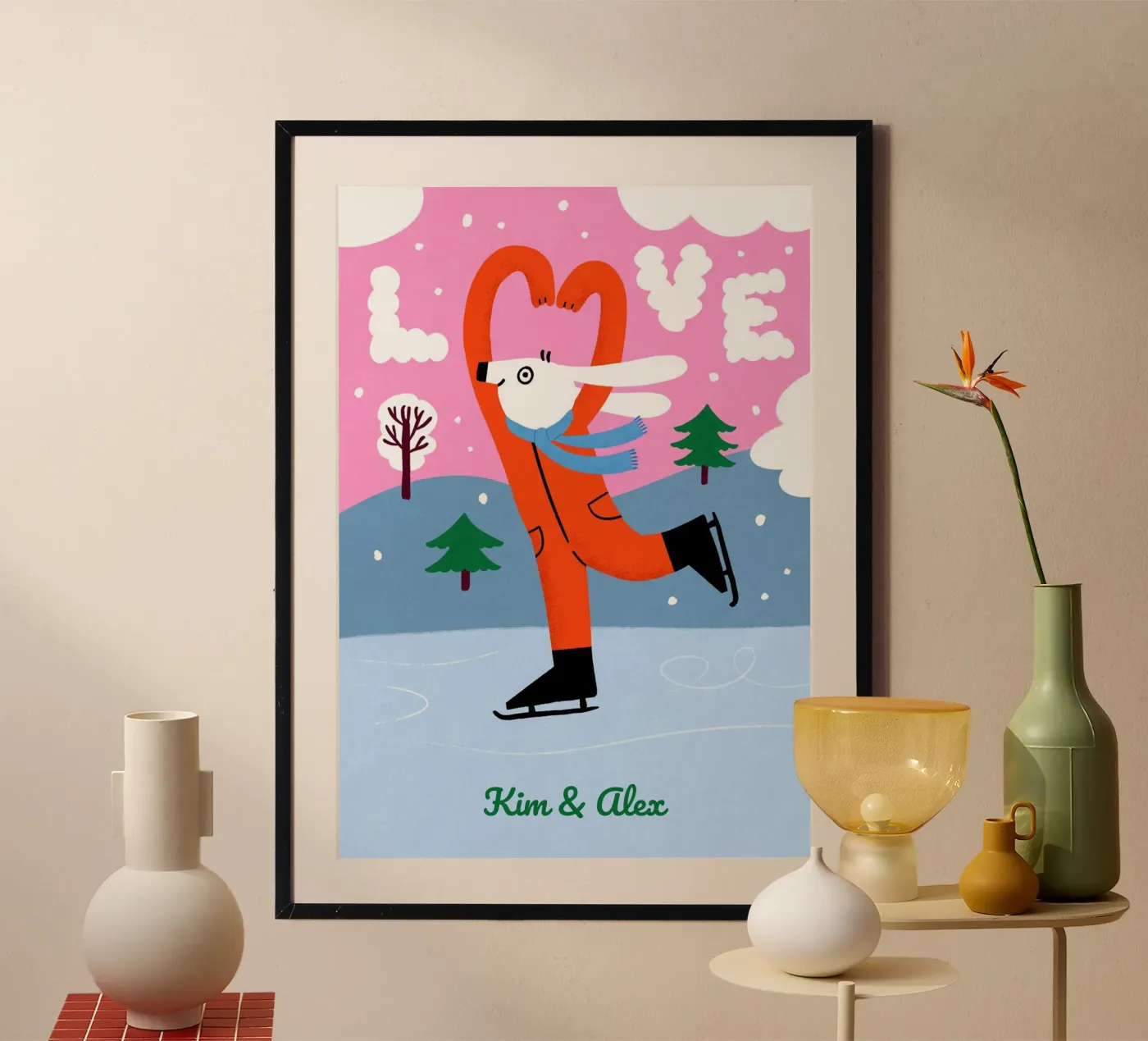 Liefde poster van aucontraire