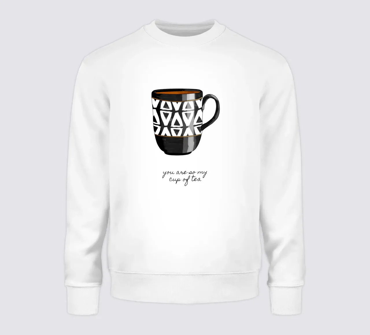 Sei proprio la mia tazza di tè felpa da Orara Studio