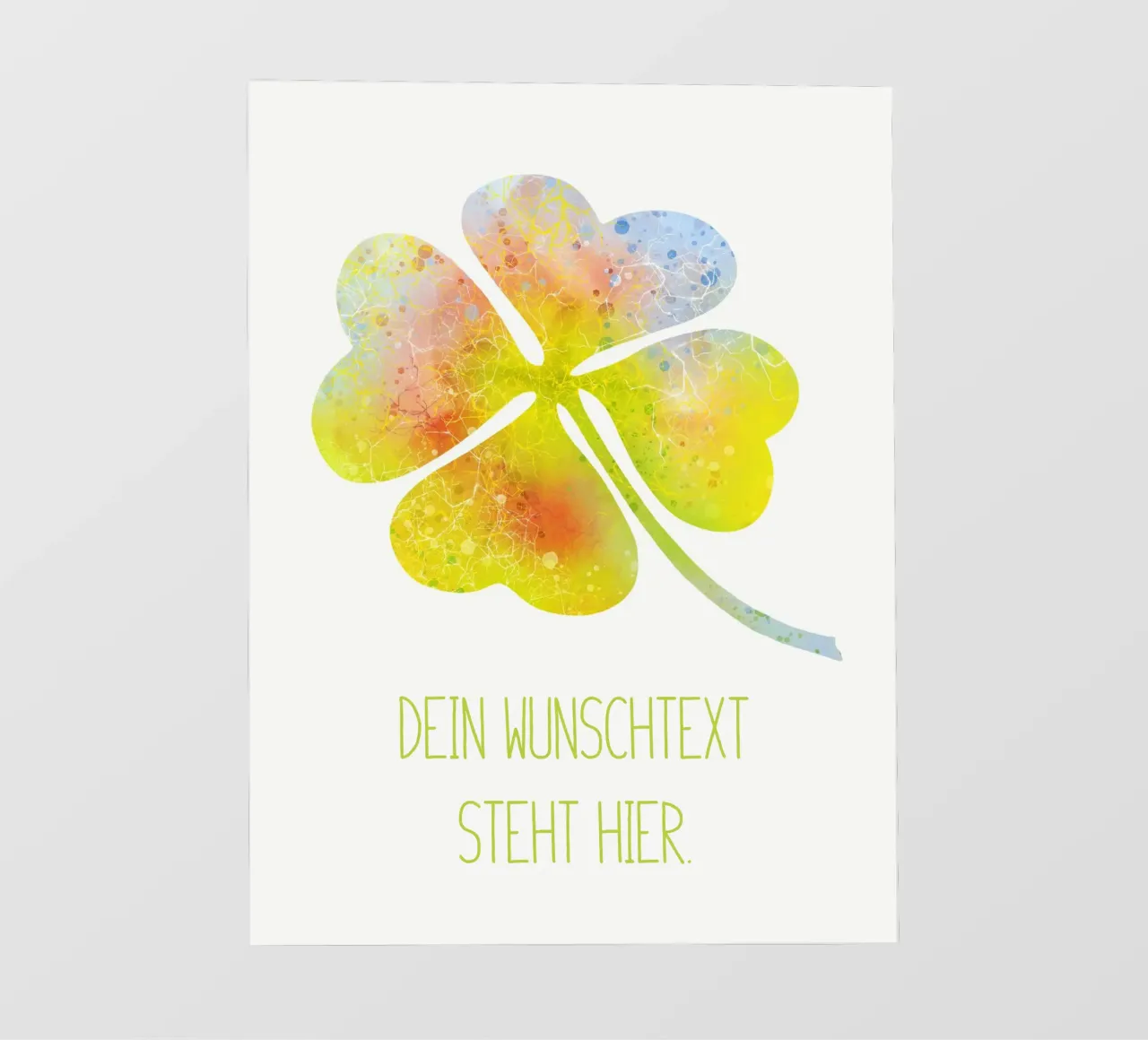 Glück (Farbenfroh) pellicola backlit da Andrea Dölling