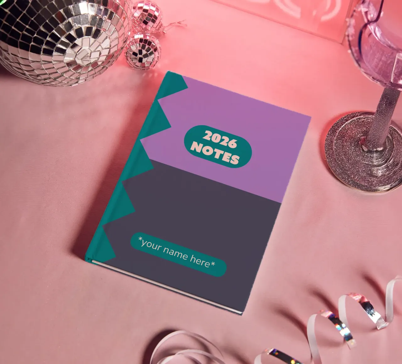 ZigZag Pattern Notebook carnet de notes de Sunday Design Studio