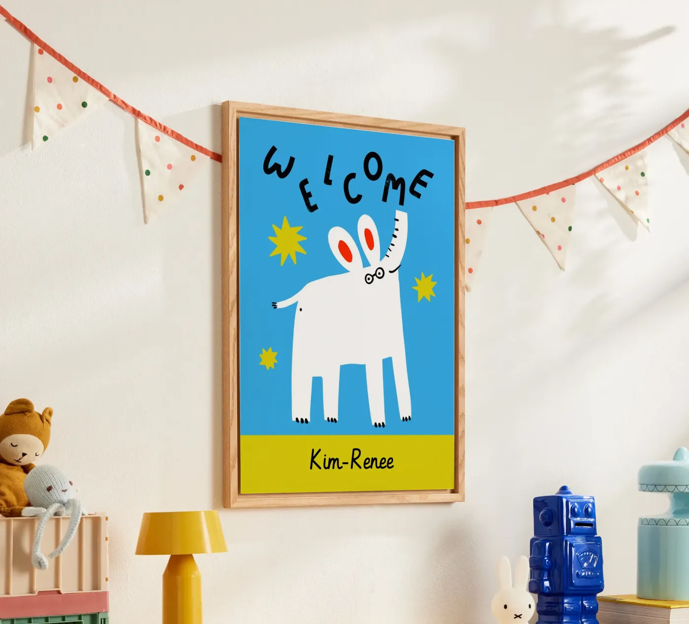 Benvenuto - Personalizzabile plexiglass da aucontraire