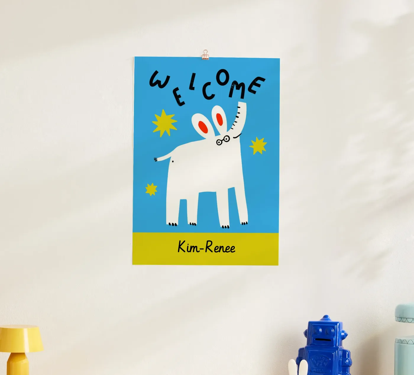 Welcome - Customisable poster by aucontraire