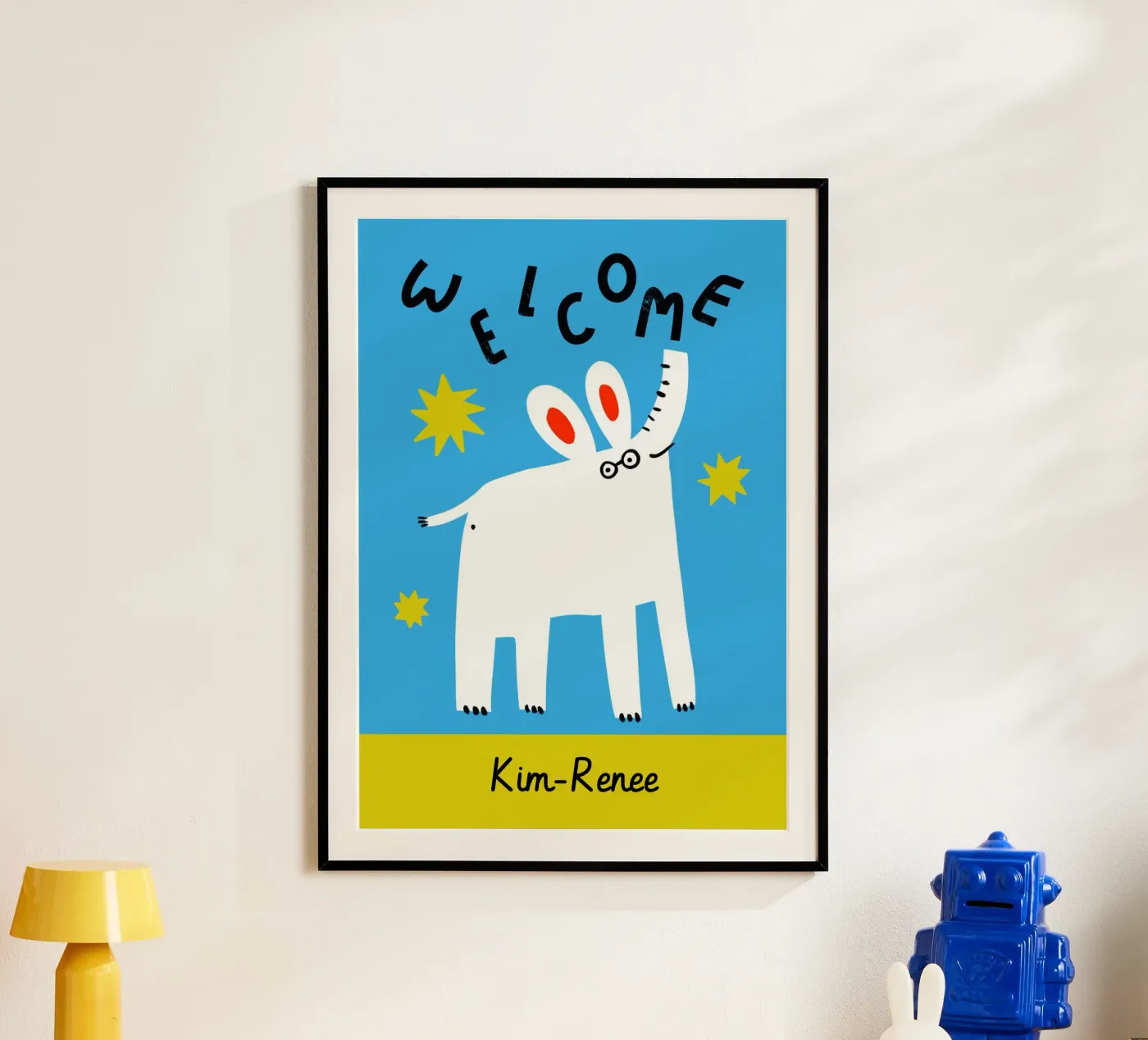Welcome - Customisable poster by aucontraire