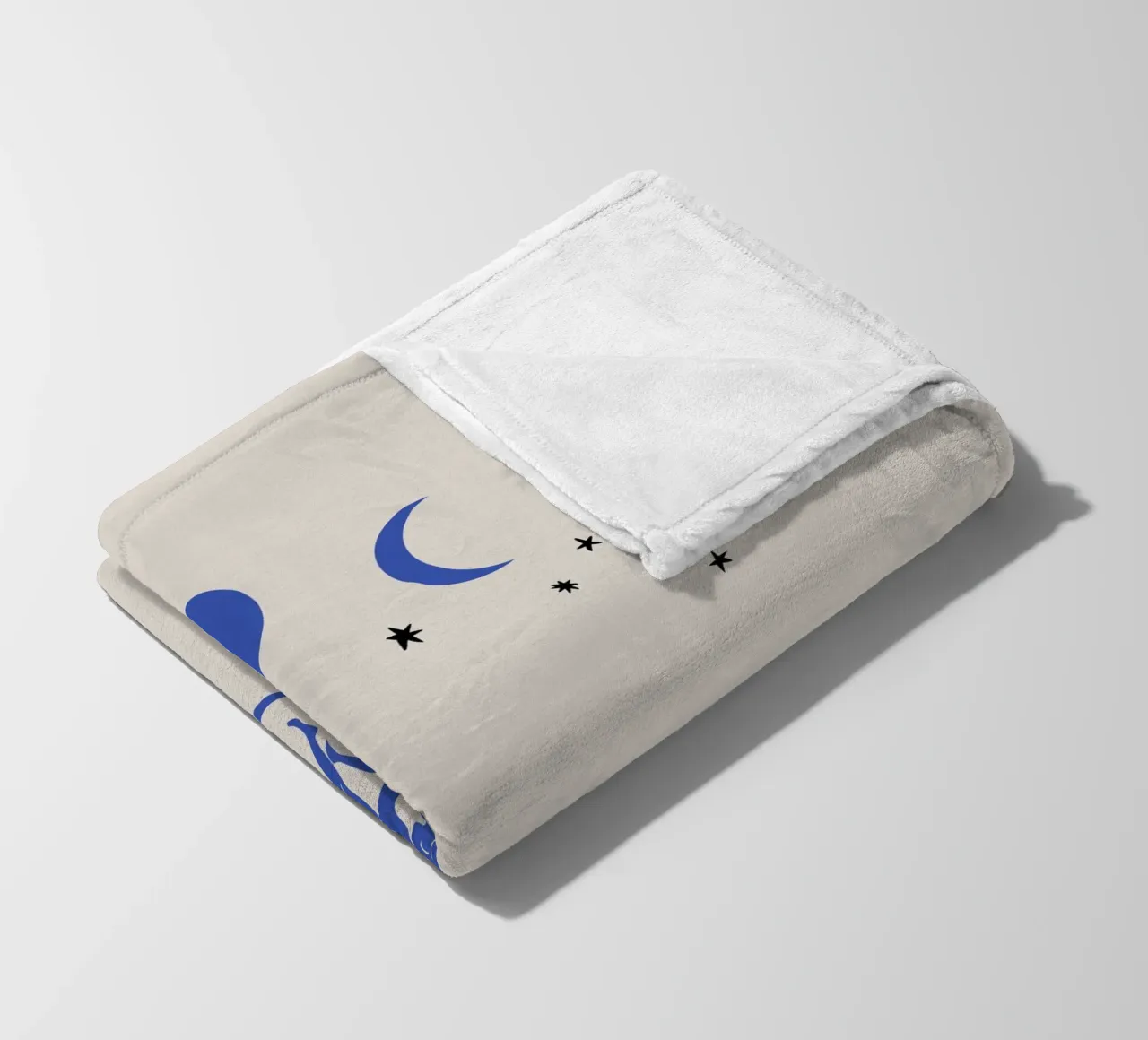 Ballerini blu coperta in pile da Orara Studio